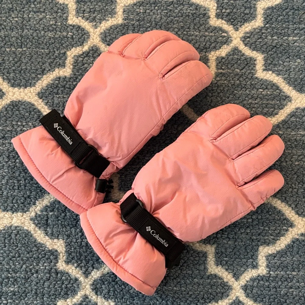 Columbia Kids Light Pink Mittens